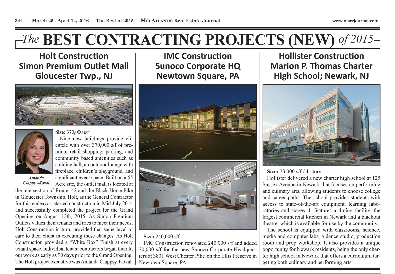 Holt Construction Project Named Best 2015 Retail Project by Mid